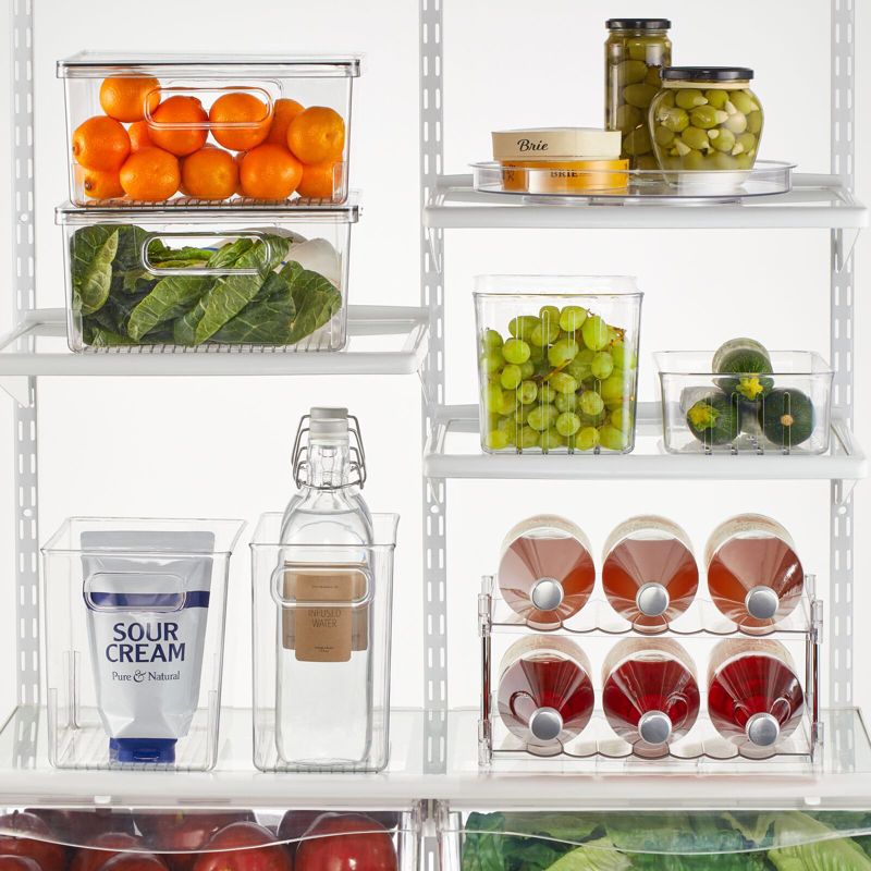 mDesign Plastic Food Cabinet Storage Organizer Container Bin, 5 of 9
