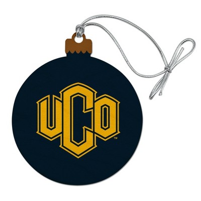Central Oklahoma Primary Logo Wood Christmas Tree Holiday Ornament