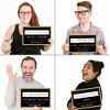 Big Dot of Happiness New Year's Eve - Gold - New Years Eve Party Resolution Mug Shots - Photo Booth Props Kit - 20 Count - 3 of 4