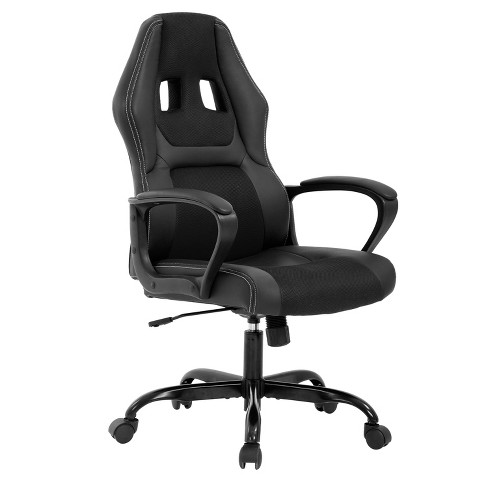 BestMassage Gaming Chair Office Chair with Lumbar Support Adjustable Height PU Leather Executive Chair for Women Men Adults - image 1 of 4