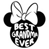 Men's Minnie Mouse Best Grandma Ever Ears T-Shirt - image 2 of 4