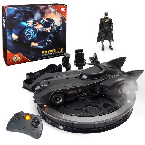 Dc Comic 1989 Batmobile with 2.75 Batman Metals Diecast Vehicle with  Figure, Black