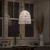 15" 1-Light Imara Pendant Hemp White - River of Goods: Adjustable Height, Indoor Use, UL Listed - 3 of 4