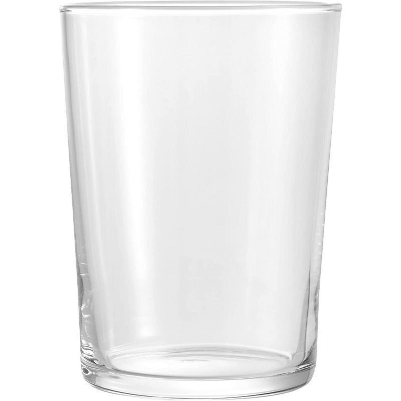 Bormioli Rocco Bodega Glassware, 12-Piece Maxi 17 oz Drinking Glasses For Water, Beverages & Cocktails, Tempered Glass Tumblers, Clear, 1 of 9