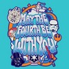 Girls Star Wars May The 4th Be With You T Shirt - 2 of 4