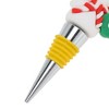 Unique Bargains Pineapple Cork Stopper Aluminum Alloy TPE 4.53"x1.57"x0.71" 1 Pc - 3 of 3