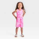 Toddler Girls' Ribbed Tie-Dye Tank Dress - Cat & Jack™ Pink