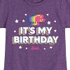 Girls' - Barbie - It's My Birthday Fitted Short Sleeve Graphic T-Shirt - 2 of 4