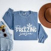 Simply Sage Market Women's Garment Dyed Graphic Sweatshirt It's Freezing Season - 3 of 3
