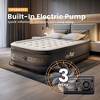Dr. Air 18” Air Mattress with Electric Pump, Waterproof Velvety Top and Carry Bag - 3 of 4