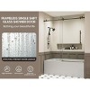 NicBex 56-60"W x 60"H Shower Door Frameless Sliding Tub Shower Door, 5/16"(8mm) Clear Glass with Reversible Installation - 3 of 4