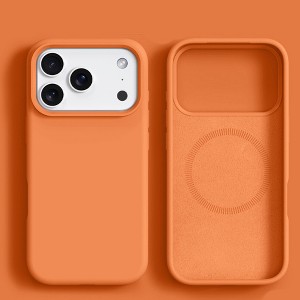 HTUTWOO Liquid Silicone Case for iPhone 17 Pro Max, Magnetic Anti-Scratch Shockproof Phone Protective Cover - 1 of 4