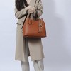 MKF Collection Lana Vegan Leather Women’s Hobo Bag by Mia K - Cognac - 3 of 4