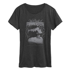 Women's - Universal - Tonal Bride Of Frankenstein Short Sleeve Graphic T-Shirt - 1 of 4