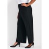 Avenue Women's Plus Size Anna Wide Leg Pleat Front Pant - 4 of 4