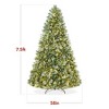 Best Choice Products Pre-Lit Frosted Scotch Pine Christmas Tree w/ 2-In-1 LED Lights - 2 of 4