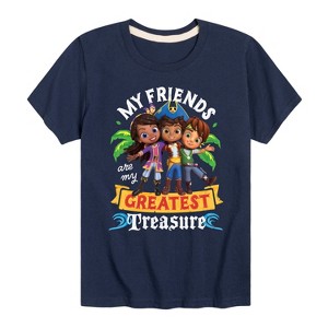 Boys' - Santiago of The Sea - My Friends Greatest Treasure Short Sleeve Graphic T-Shirt - 1 of 4