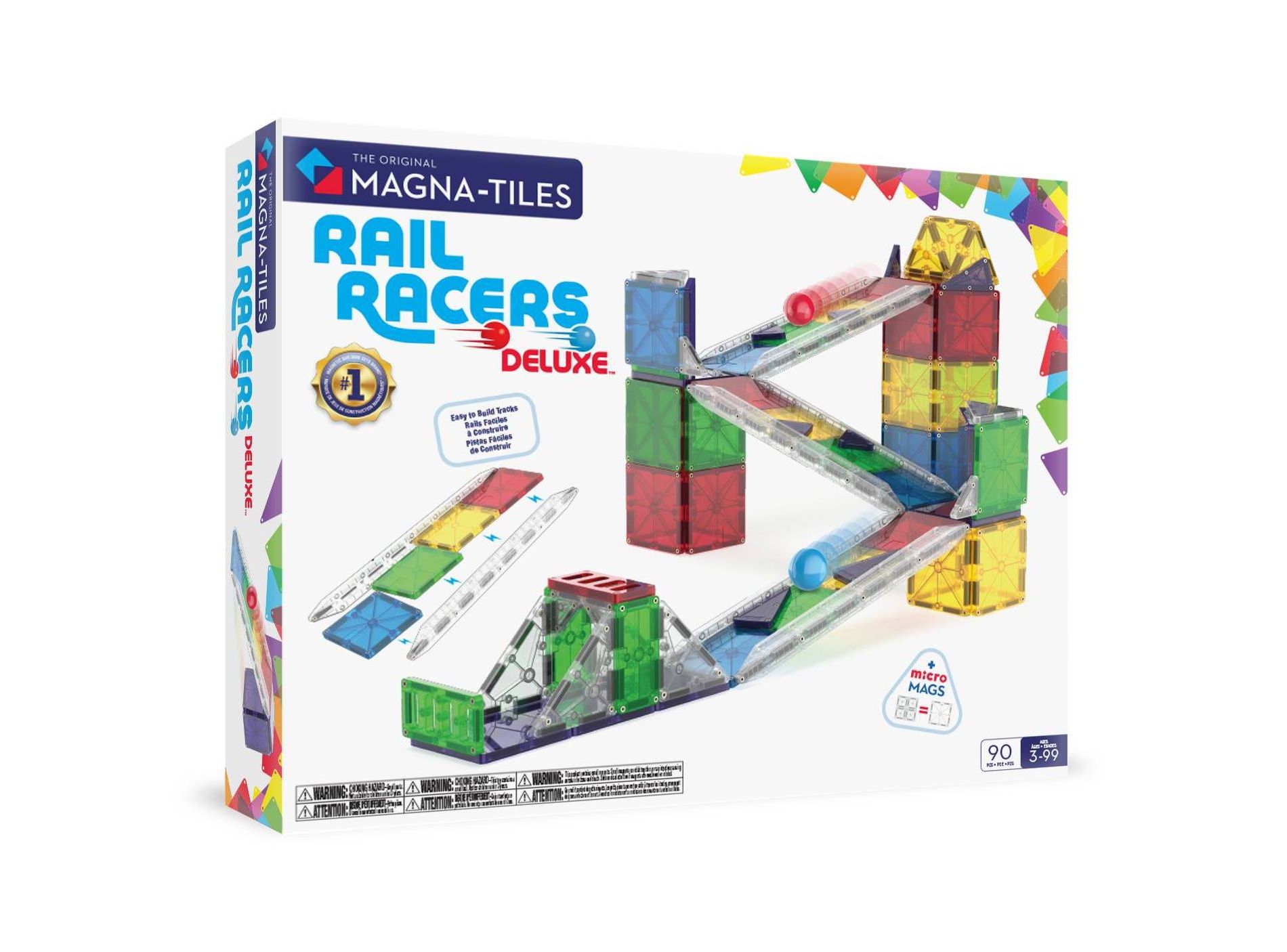 MAGNA-TILES Rail Racers Magnetic Building Set