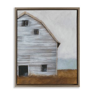 Stupell Industries Worn Old Barn Farmhouse Floating Frame Canvas Art - 1 of 4