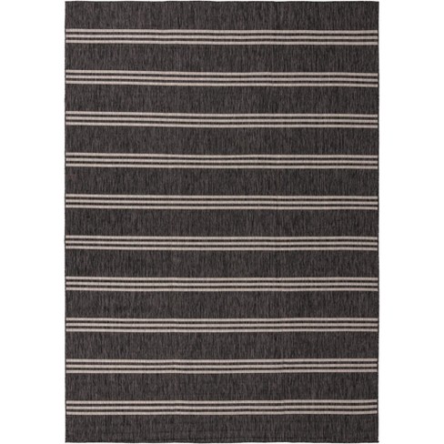 Jill Zarin Costa Rica Outdoor Rug, Size: 2' 0 x 8' 0 Runner, Gray