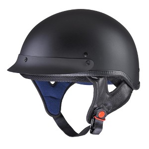 AHR RUN-C Motorcycle German Style Half Face Helmet DOT Approved Bike Cruiser Chopper High Gloss S/M/L/XL - 1 of 4