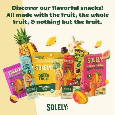 Solely Organic Pineapple Rings Dried Fruit - 3.5oz