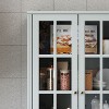 Famapy 47.2"W Organizer Glass Doors Display Cabinet  Organizer Pantry Gray - 4 of 4