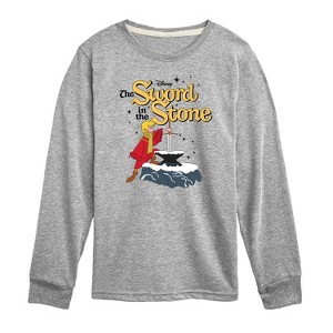 Boys' - Disney - The Sword And The Stone Long Sleeve Graphic T-Shirt - 1 of 4