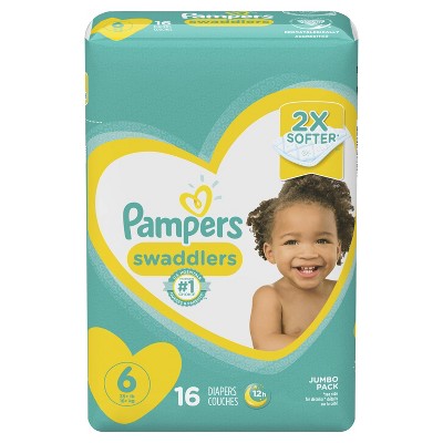 Target pampers sale swaddlers size 6