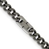 Black Bow Jewelry Men's 7.5mm Titanium Polished Classic Curb Chain Necklace - 2 of 4