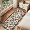 Living Room Rug Jungle Tiger Area Rug Plant Rugs Low Pile Non Shedding Soft Accent Carpet for Bedroom, Dining Room - 2 of 4
