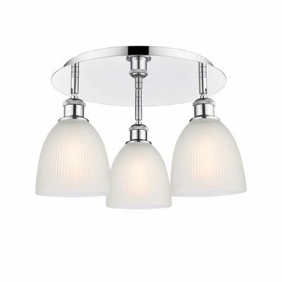 Castile - 3 Light Flush Mount In Industrial Style-9.5 Inches Tall and 17.75 Inches Wide