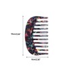 Unique Bargains Retro Anti-Static Pocket Size wide-tooth for Thick Curly Hair Detangling Comb Red Purple Blue 1 Pc - 4 of 4