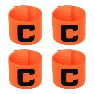 Unique Bargains Nylon Elastic Soccer Protective Captain Armband for Team Training 4 Pcs - 1 of 4