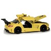 Mercedes Benz SLS AMG GT3 Matte Yellow 1/24 Diecast Model Car by Motormax - 4 of 4