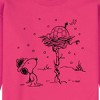 Men's - Peanuts - Snoopy Woodstock Igloo Graphic Fleece Sweatshirt - 2 of 4