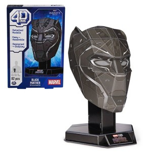 4D BUILD - Marvel Black Panther Model Kit Puzzle 82pc - 1 of 4