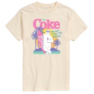Men's - Coca-Cola - Polar Bear Retro Summer Short Sleeve Graphic T-Shirt - 1 of 4