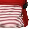 Slickblue Red Fabric Art School Backpack, Colorful Character Design, Outdoor Daypack, Fun, Red, 17" x 13" x 4.5" - 3 of 4