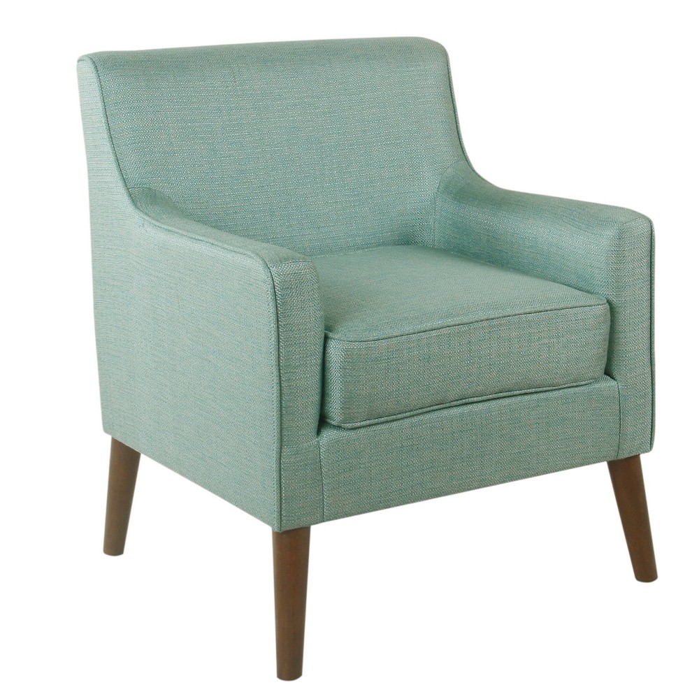 Davis Mid-Century Accent Chair Aqua - HomePop was $279.99 now $209.99 (25.0% off)