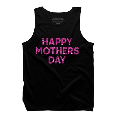 Men's Design By Humans Happy Mother's Day Confetti Text By MeowShop Tank Top