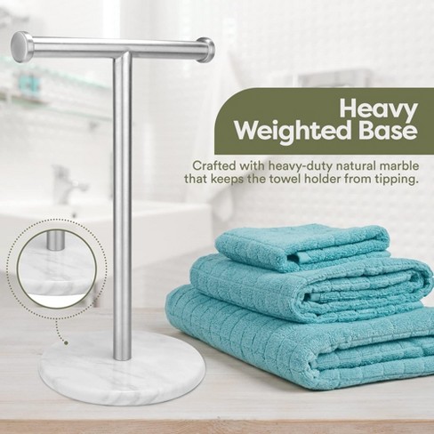 Lexi Home Marble Counter Paper Towel Holder - Mount Grey : Target