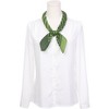 INSPIRE CHIC Women's Contrast Color Symmetrical Striped Printed Square Herringbone Neck Scarves - 2 of 4