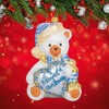 Miss Christmas 5.0 Inch Baby's 1St Christmas It's A Boy! Christmas Tree Ornament , Christmas Decor Holiday New Heirloom (1PC) - 2 of 4