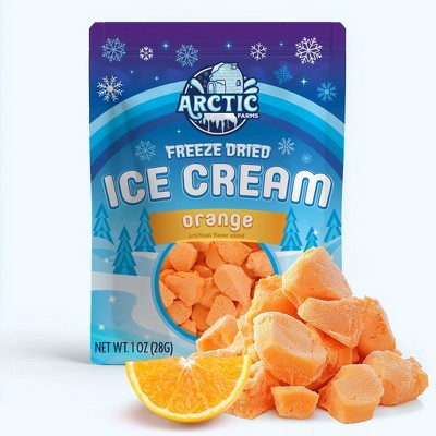 Arctic Farms Freeze Dried Ice Cream That Does Not Melt (Bits) (Orange)