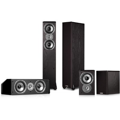 Polk Audio TSi300 5.0 Home Theater Speaker Package (Black)