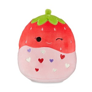 Squishmallows 11-inch Scarlet The Strawberry Valentine's Day Plush - 1 of 3