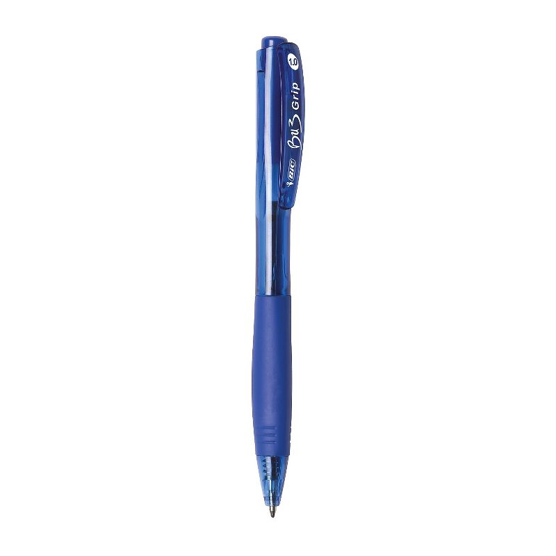 Bic BU3 Retractable Ballpoint Pen Bold 1.0mm Blue Dozen BU311BE, 3 of 6
