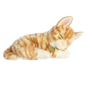 Aurora Medium Sleepy Tabby Kitten Miyoni Tots Adorable Stuffed Animal Orange 10" - 1 of 4