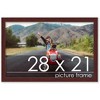PosterPalooza | Classic Modern Brown Picture Frame - UV Acrylic, Backing Board, Hanging Hardware Included - 3 of 4